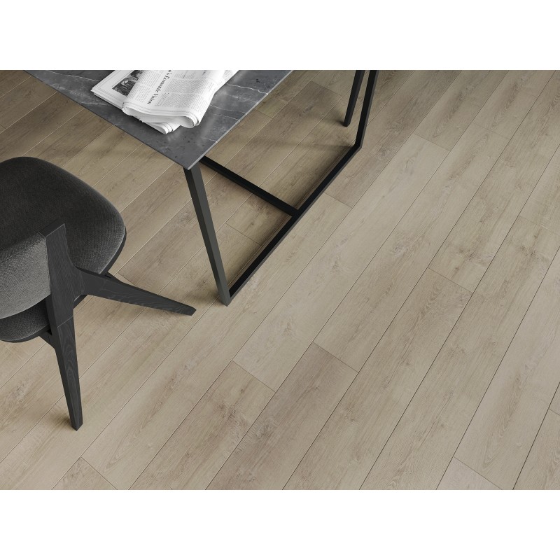 Mexen Parker échantillon de panneaux vinyles SPC 6,5 mm, sous-couche IXPE 1,5 mm, 4 V-Fuge, Chêne - F1015-S