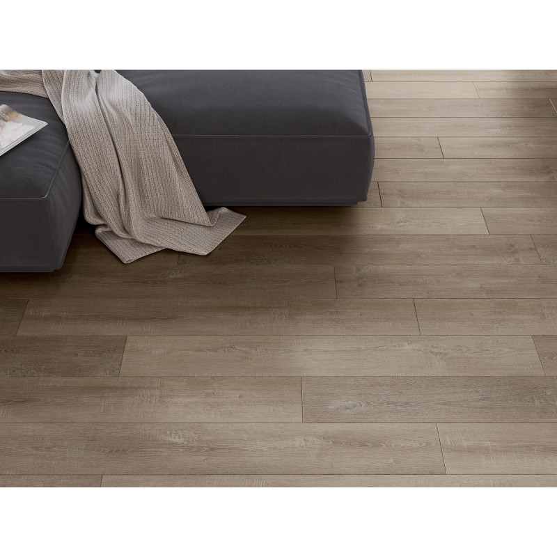 Mexen Windsor échantillon de panneaux vinyles SPC 6,5 mm, sous-couche IXPE 1,5 mm, 4 V-Fuga, Chêne - F1016-S
