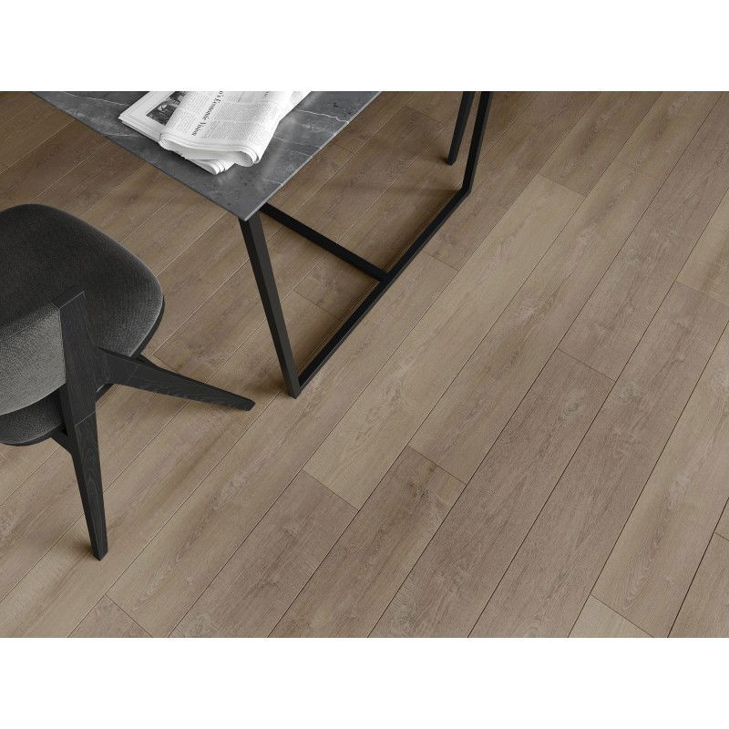 Mexen Windsor échantillon de panneaux vinyles 1240 x 182 mm SPC 6,5 mm, sous-couche IXPE 1,5 mm, 4 V-Fuge, Chêne - F1016-S