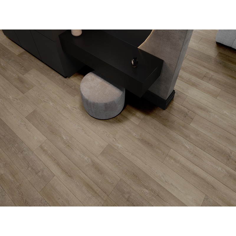 Mexen Windsor échantillon de panneaux vinyles SPC 6,5 mm, sous-couche IXPE 1,5 mm, 4 V-Fuga, Chêne - F1016-S