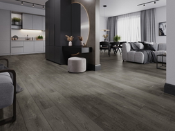 Mexen New Albany échantillon de panneaux vinyles SPC 6,5 mm, sous-couche IXPE 1,5 mm, 4 V-Joint, Chêne - F1017-S