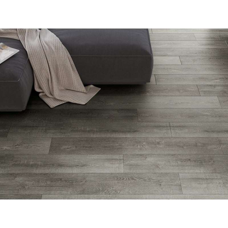 Mexen New Albany échantillon de panneaux vinyles SPC 6,5 mm, sous-couche IXPE 1,5 mm, 4 V-Joint, Chêne - F1017-S