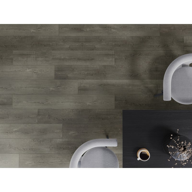 Mexen New Albany échantillon de panneaux vinyles SPC 6,5 mm, sous-couche IXPE 1,5 mm, 4 V-Joint, Chêne - F1017-S