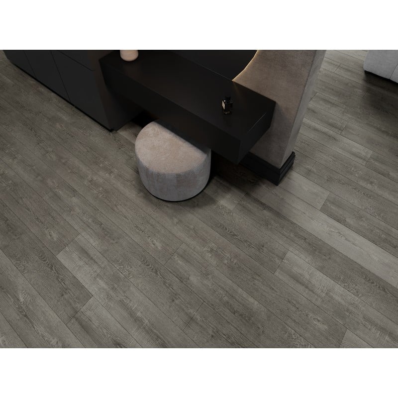 Mexen New Albany échantillon de panneaux vinyles SPC 6,5 mm, sous-couche IXPE 1,5 mm, 4 V-Joint, Chêne - F1017-S