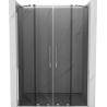 Mexen Velar Duo portes de douche coulissantes 140 cm, graphite, chrome - 871-140-000-42-01