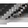 Mexen Velar Duo portes de douche coulissantes 140 cm, graphite, chrome - 871-140-000-42-01