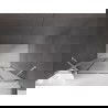 Mexen Velar Duo portes de douche coulissantes 140 cm, graphite, chrome - 871-140-000-42-01
