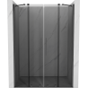 Mexen Velar Duo porte de douche coulissante 140 cm, graphite, gris canon brossé - 871-140-000-42-66
