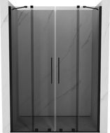 Mexen Velar Duo portes de douche coulissantes 140 cm, graphite, noir - 871-140-000-42-70