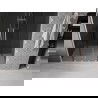Mexen Velar Duo porte de douche coulissante 140 cm, graphite, nickel brossé - 871-140-000-42-97