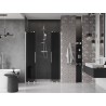 Mexen Velar Duo portes de douche coulissantes 160 cm, graphite, nickel brossé - 871-160-000-42-97