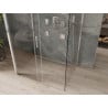 Mexen Omega-3S cabine de douche 3-parois, coulissante 120 x 90 cm, transparent, chrome - 825-120-090-01-00-3S