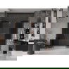Mexen Velar L Duo portes de douche coulissantes 180 cm, graphite, or rose - 871-180-003-42-60