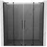 Mexen Velar L Duo porte de douche coulissante 200 cm, graphite, noir - 871-200-003-42-70