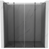 Mexen Velar L Duo porte de douche coulissante 170 cm, graphite, gun metal - 871-170-003-42-95