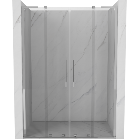 Mexen Velar L Duo porte de douche coulissante 140 cm, transparent, chrome - 871-140-003-02-01