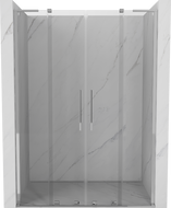 Mexen Velar L Duo porte de douche coulissante 140 cm, transparent, chrome - 871-140-003-02-01