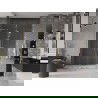 Mexen Velar L Duo porte de douche coulissantes 140 cm, transparent, dorées - 871-140-003-02-50