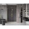 Mexen Velar L Duo porte de douche coulissante 150 cm, transparent, or brossé - 871-150-003-02-55