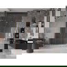 Mexen Velar L Duo porte de douche coulissante 140 cm, transparent, cuivre brossé - 871-140-003-02-65