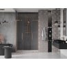 Mexen Velar L Duo portes de douche coulissantes 160 cm, transparent, cuivre brossé - 871-160-003-02-65