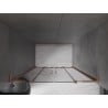 Mexen Velar L Duo portes de douche coulissantes 160 cm, graphite, or rose - 871-160-003-42-60