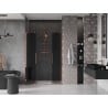 Mexen Velar L Duo portes de douche coulissantes 160 cm, graphite, or rose - 871-160-003-42-60