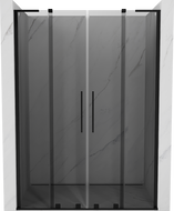 Mexen Velar L Duo portes de douche coulissantes 150 cm, graphite, noir - 871-150-003-42-70