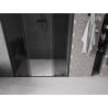 Mexen Velar L Duo porte de douche coulissante 140 cm, graphite, noir - 871-140-003-42-70