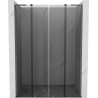 Mexen Velar L Duo porte de douche coulissante 140 cm, graphite, gun métal - 871-140-003-42-95