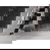Mexen Velar L Duo porte de douche coulissante 140 cm, graphite, nickel brossé - 871-140-003-42-97