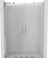 Mexen Velar L Duo porte de douche coulissantes 140 cm, dépoli, chrome - 871-140-003-32-01