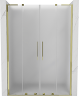 Mexen Velar L Duo portes de douche coulissantes 140 cm, givré, doré - 871-140-003-32-50