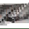 Mexen Velar L Duo porte de douche coulissante 140 cm, givré, or rose - 871-140-003-32-60