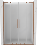 Mexen Velar L Duo porte de douche coulissante 140 cm, givre, cuivre brossé - 871-140-003-32-65