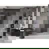 Mexen Velar L Duo portes de douche coulissantes 140 cm, givre, gris canon brossé - 871-140-003-32-66