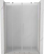 Mexen Velar L Duo porte de douche coulissante 140 cm, givré, nickel brossé - 871-140-003-32-97