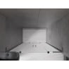 Mexen Velar L Duo portes de douche coulissantes 160 cm, givré, métal canon - 871-160-003-32-95