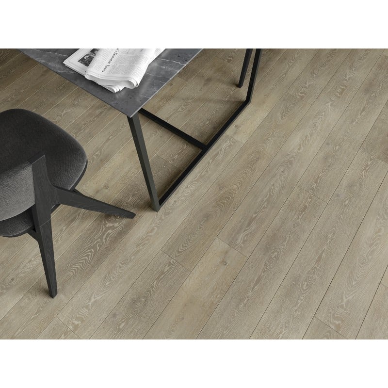 Mexen Jasper échantillon de panneaux vinyles SPC 6,5 mm, sous-couche IXPE 1,5 mm, 4 V-Joints, Chêne - F1018-S