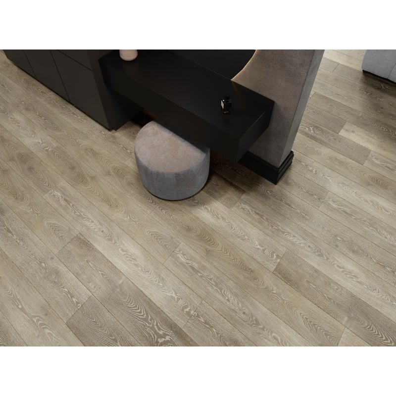 Mexen Jasper échantillon de panneaux vinyles SPC 6,5 mm, sous-couche IXPE 1,5 mm, 4 V-Joints, Chêne - F1018-S