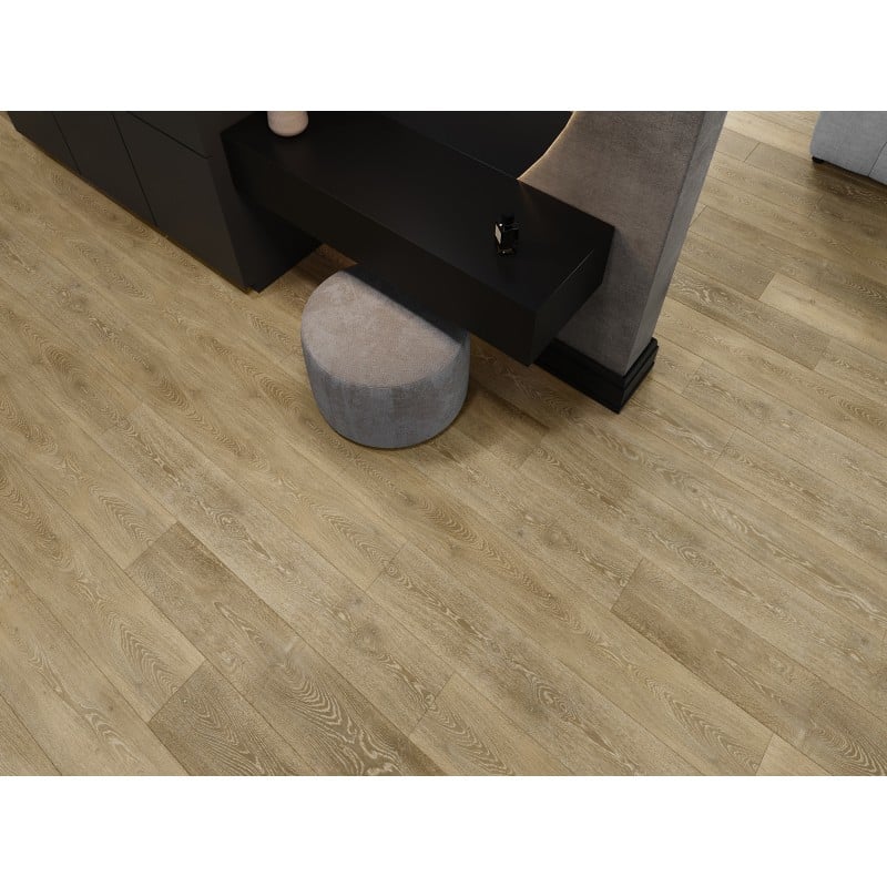 Mexen Alabama échantillon de panneaux vinyles SPC 6,5 mm, sous-couche IXPE 1,5 mm, 4 V-Fuga, Chêne - F1019-S