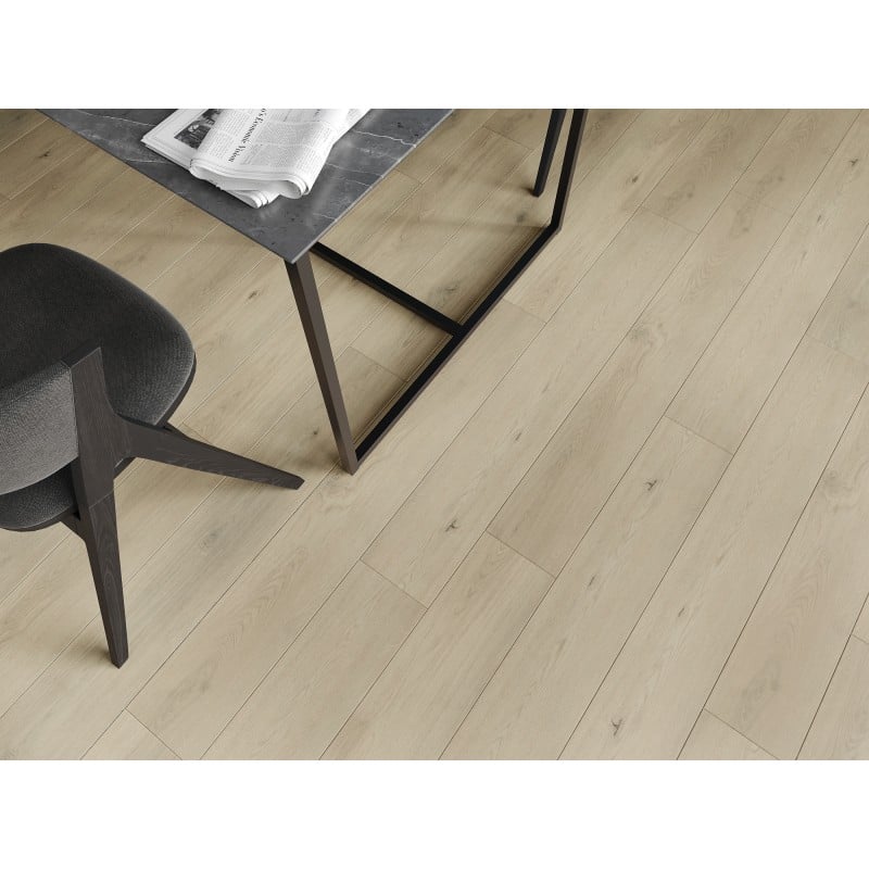 Mexen Calera échantillon de panneaux vinyles SPC 6,5 mm, sous-couche IXPE 1,5 mm, 4 V-Fuga, Chêne - F1020-S