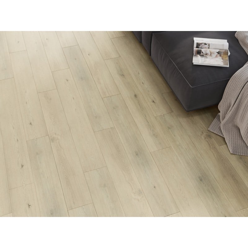 Mexen Calera échantillon de panneaux vinyles SPC 6,5 mm, sous-couche IXPE 1,5 mm, 4 V-Fuga, Chêne - F1020-S