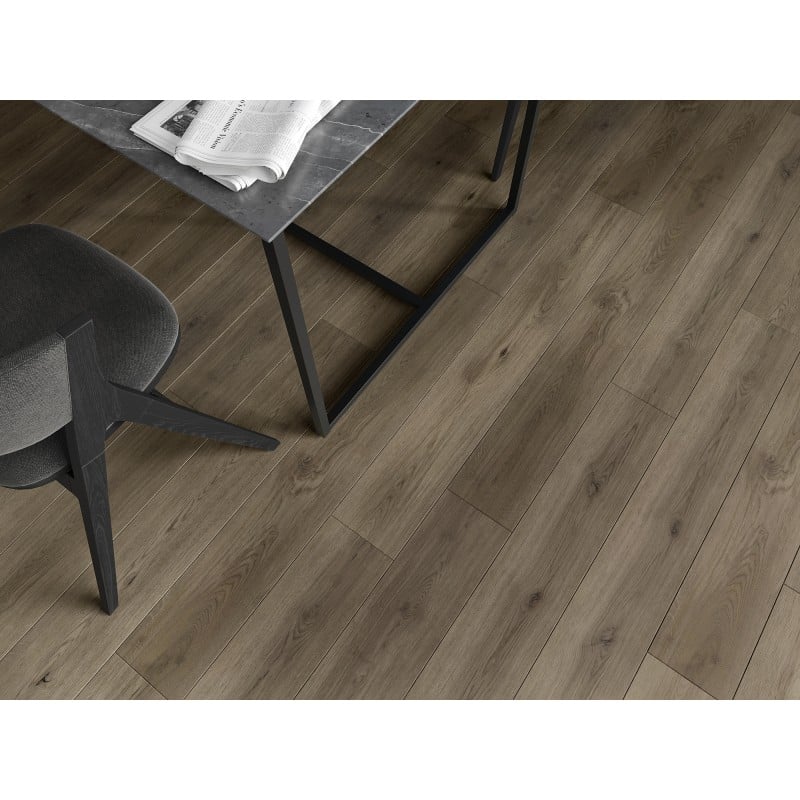 Mexen Perry échantillon de panneaux vinyles SPC 6,5 mm, sous-couche IXPE 1,5 mm, 4 V-Joint, Chêne - F1021-S