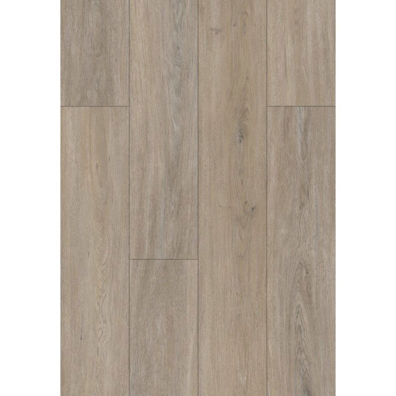 Mexen Parkland échantillon de panneaux en vinyle 1240 x 182 mm SPC 6,5 mm, sous-couche IXPE 1,5 mm, 4 V-Fuga, Chêne - F1024-S