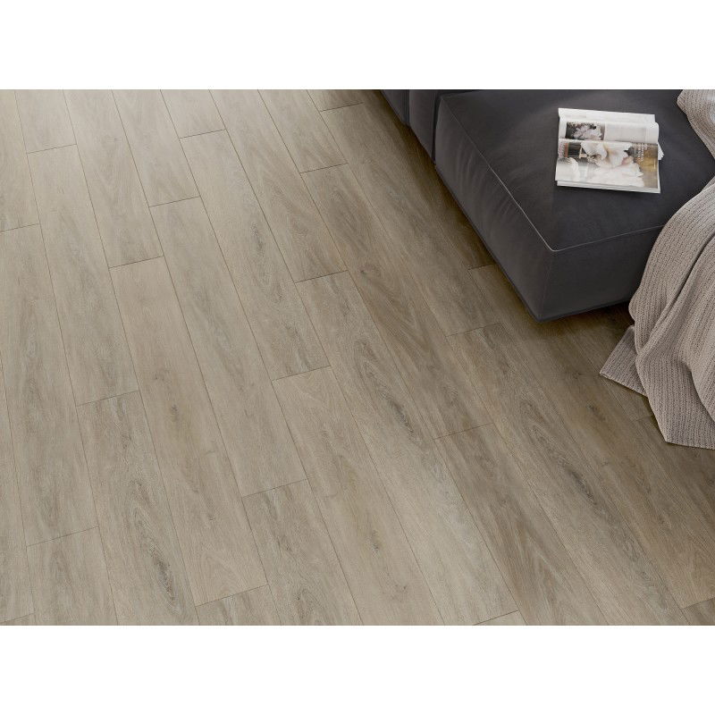 Mexen Parkland échantillon de panneaux vinyles 1240 x 182 mm SPC 6,5 mm, sous-couche IXPE 1,5 mm, 4 V-Fuga, Chêne - F1024-S
