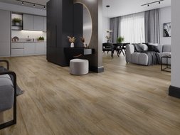 Mexen Palermo échantillon de panneaux vinyles SPC 6,5 mm, sous-couche IXPE 1,5 mm, 4 V-Joint, Chêne - F1025-S