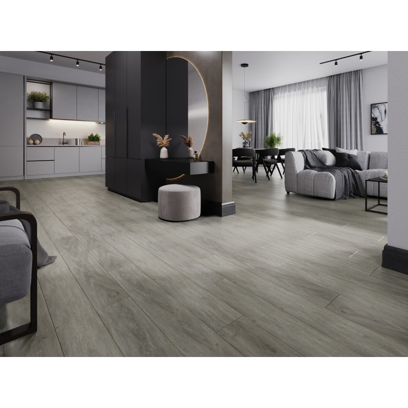 Mexen Redmond échantillon de panneaux vinyles SPC 6,5 mm, sous-couche IXPE 1,5 mm, 4 V-Joint, Chêne - F1027-S