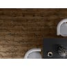 Mexen Mount Vernon échantillon de panneaux vinyles SPC 6,5 mm, sous-couche IXPE 1,5 mm, 4 chanfreins en V, Noyer - F1029-S