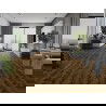 Mexen Mount Vernon échantillon de panneaux vinyles 1240 x 182 mm SPC 6,5 mm, sous-couche IXPE 1,5 mm, 4 biseaux, Noyer - F1029-S